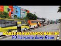 MABES PO HARYANTO PULUHAN BUS  PARKIR DI DEPAN GARASI PO HARYANTO HARI ADA ACARA APA YA⁉️