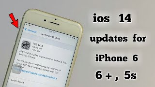 ios 14 update for iPhone 6 , 6+ , and 5s || How to update iPhone 6 on ios 14