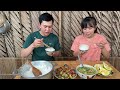 thỊt heo kho canh khỔ qua bữa cơm trưa của gia Đình nhỏ đơn giản mà hạnh phúc