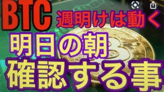 週明けに確認する大事なこと。ビットコインFXチャート分析