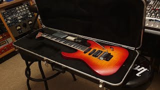 Jackson USA Soloist SL1 Burnt Cherry Burst AAA Trans Flame Top Guitar Up Close Video Review