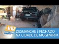 Desmache de carros é fechado em Mogi Mirim