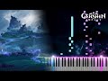｢Fading Memories｣ - Tsurumi Island Genshin Impact OST Piano Cover [Sheet Music]