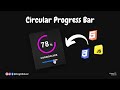 Create a Circular Progress Bar with HTML, CSS, and JavaScript | CogniSolver