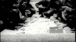 Quemoy Island helps Mainland Communist China by sending supply balloons  www.PublicDomainFootage.com