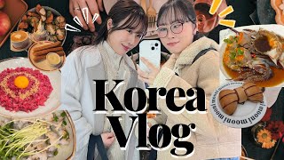 【旅行Vlog】3泊4日韓国女旅🇰🇷🇰🇷❤️東大門、弘大、狎鴎亭で韓国料理を堪能🤤ゆるゆるブイログ