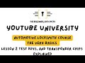 YouTube University Automotive Locksmith Course-Test keys and Transponder chips explained