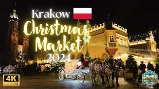 Kraków Christmas Market 2024: Discover Poland's Magical Winter Charm! 🇵🇱 [4K]