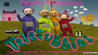 teletubbies. custom special: fun, happiness and magic.