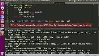 python poker part1