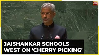 India Vs Canada: At UN, Jaishankar Schools West On 'Cherry Picking' As Per Political Convenience
