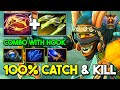 100% CATCH & KILL Hard Support Shadow Shaman Aether Lens & Full Aghs Effects Combo With Hook DotA 2