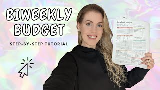 How to budget when you get paid biweekly | Step-by-step tutorial