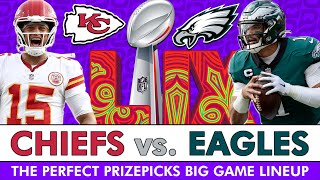 Chiefs vs. Eagles PERFECT PrizePicks Lineup For Raiders Fans To Enjoy The Big Game