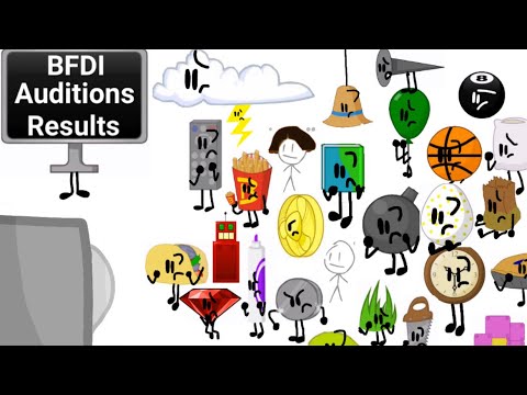 BFDI Auditions Elimination Order - YouTube