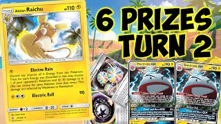 Alolan Raichu KO's All Your Opponent's Pokemon (PTCGL Expanded Deck Showcase)