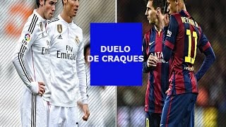 Lionel Messi e Neymar Contra Ronaldo e Bale