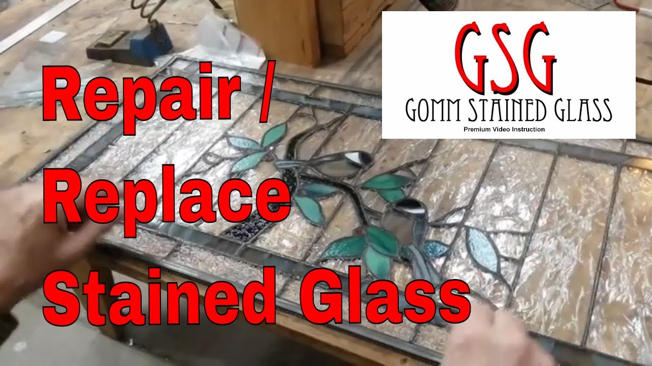 An Unusual Stained Glass Repair (Long Version) V282 - YouTube