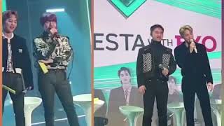 [0xfesta baeksoo/ baekdo jealous 181220] baekhyun reaction to kyungsoo and kai game