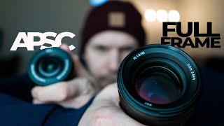 How to find out which SONY E-MOUNT Lens Will Fit YOUR Camera (FE vs E | Full Frame vs APS-C)