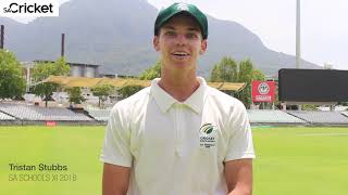 Tristan Stubbs, SA Schools XI, 2018