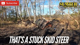 That's A Stuck Skid Steer!!!