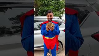 𝗦𝘂𝗽𝗲𝗿-𝗠𝗮𝗻 निकला चोर 😂#shorts​ #superhero​#superman​#spiderman​ #marvel​#shortsfeed​ #viralshort​