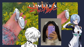 DIY/Pinzas Broches pilotos Evangelion 🟣//Cosplay rei Ayanami