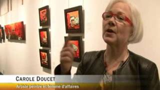 Vernissage de l'exposition Hymne au printemps - Carole Doucet artiste peintre