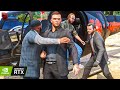 GTA V: 'The Big Score' Mission RTX™ 3090 Gameplay [4k] Max Settings - QuantV Graphics MOD