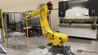 Robotic Metal Sheet Bending- Automatic Bending With Fanuc robot