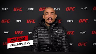 "Estou em busca do título para aumentar mais a história" | José Aldo | UFC Vegas 44