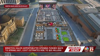 Winston-Salem Downtown Amphitheater slated to open in 2027 with enhanced projec