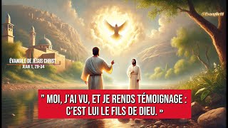 Évangile de Jésus Christ - Jean 1, 29-34 SAINT NOM DE JESUS