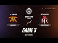 Fnatic ONIC PH vs BloodThirstyKings GAME 3 M6 World Championship | BTK vs FNOP ESPORTSTV