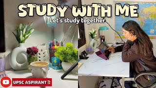 🛑UPSC ASPIRANT STUDY WITH ME🛑 | Chill music | ASMR | #studywithme