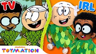 Lincoln & Clyde Go Camping! | Loud House Puppets | Toymation