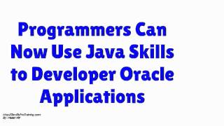 Java Programming in Oracle Database
