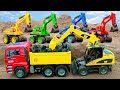 Rescue Garbage Truck - Cranes, Excavators, Sports Cars - Funny Construction Stories