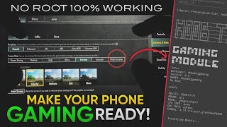 [No Root] Convert Your Phone Into A Gaming Phone - Increase Performance And Stable 120FPS