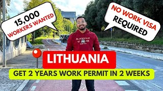 LITHUANIA WORK PERMIT 2024 | JOBS IN LITHUANIA | IN HINDI
