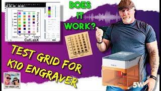 Making a Test Grid for the K10 Laser Engraver from Wainlux  - a must have tool!