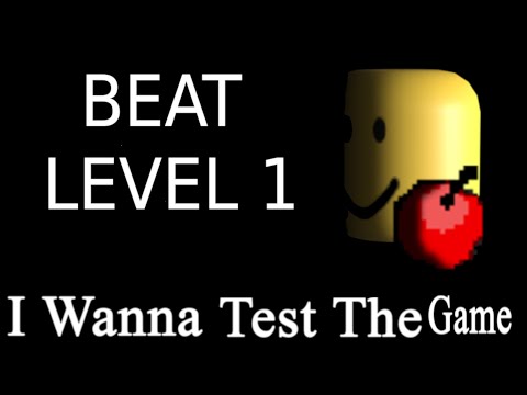 How to Beat Level 1 on I Wanna Test The Game Roblox 2024. UPDATED