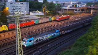 Eisenbahnverkehr in Aachen West 7/5/2024