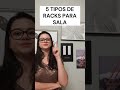 tipos de rack para sala shorts