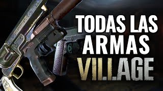 CONSIGUE TODAS LAS ARMAS, PIEZAS \u0026 MEJORAS EN RESIDENT EVIL 8 VILLAGE