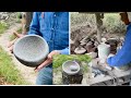 Así Se Hacen Los MOLCAJETES De Piedra De Río