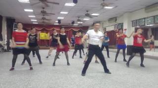 8月4日，林武政老師教學，、活力熱舞。