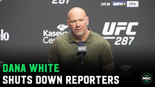 Dana White vs. Reporters: “Any other stupid questions?”