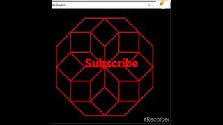 Drawing Octagon shape using Python #shorts #python #easy